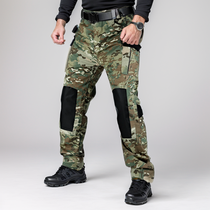 Men's Urban Cargo Hunting Trousers Waterproof Ripstop Tactical Trousers